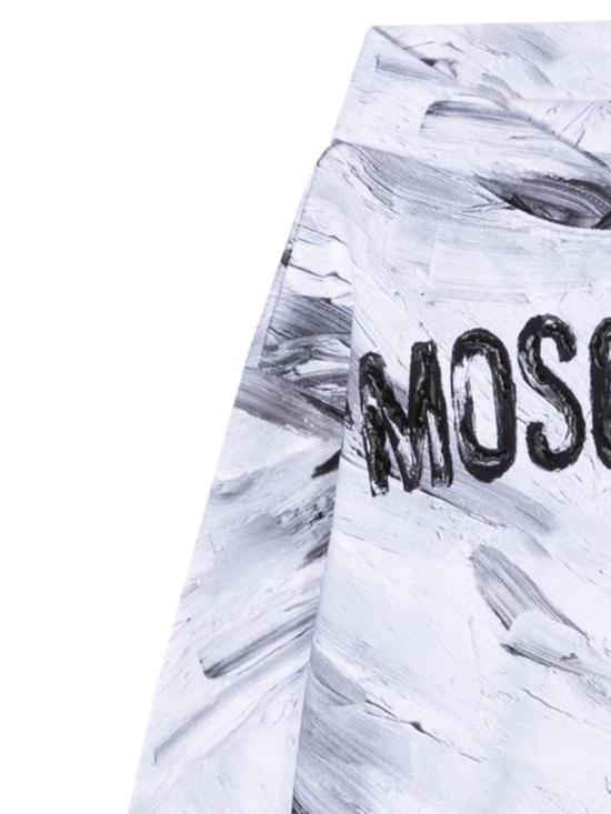  모스키노 긴팔 티셔츠 HUF05CK LCA2310101 WHITE - MOSCHINO