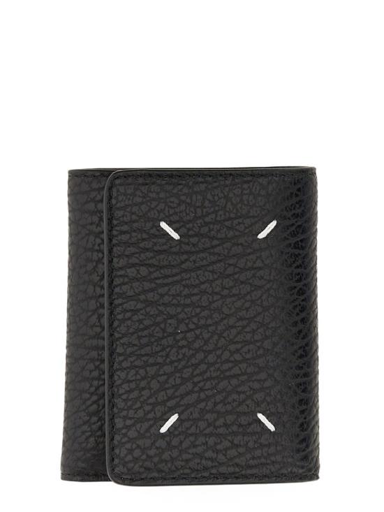 26FW 마르지엘라 지퍼 컴팩트 트라이폴드 지갑 SA3UI0010 P4455T8013 BLACK - MAISON MARGIELA