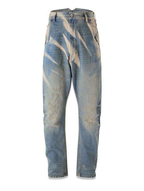 25FW 비비안웨스트우드 크롭 스트레이트 데님 진 39020012 W018AK311 BLUE - VIVIENNE WESTWOOD