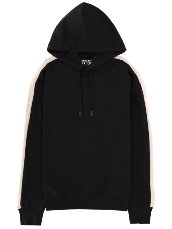 26SS 베르사체 후드 티셔츠 80GAIE08 CF00E899 BLACK