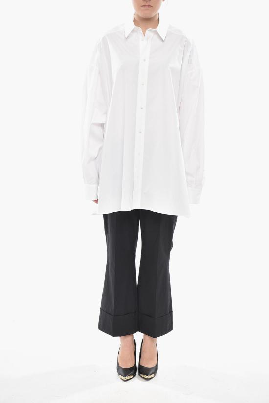  워드로브NYC 블라우스 W1085R17 WHT White - WARDROBE.NYC