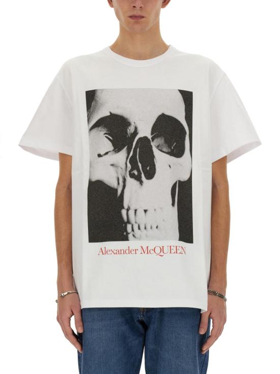  알렉산더 맥퀸 탑 781993 QTAA60909 WHITE - ALEXANDER MCQUEEN