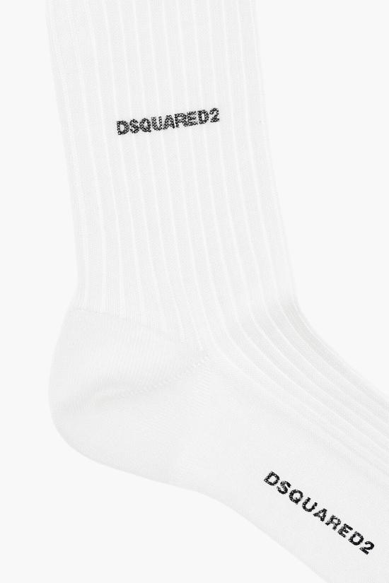  디스퀘어드2 양말 S82DFV14 SJ2900 110 White - DSQUARED2