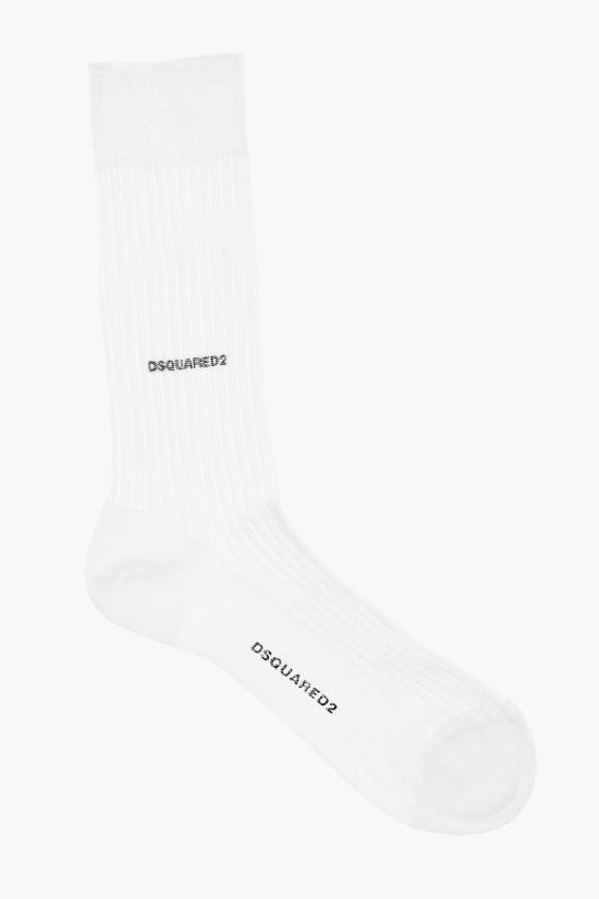  디스퀘어드2 양말 S82DFV14 SJ2900 110 White