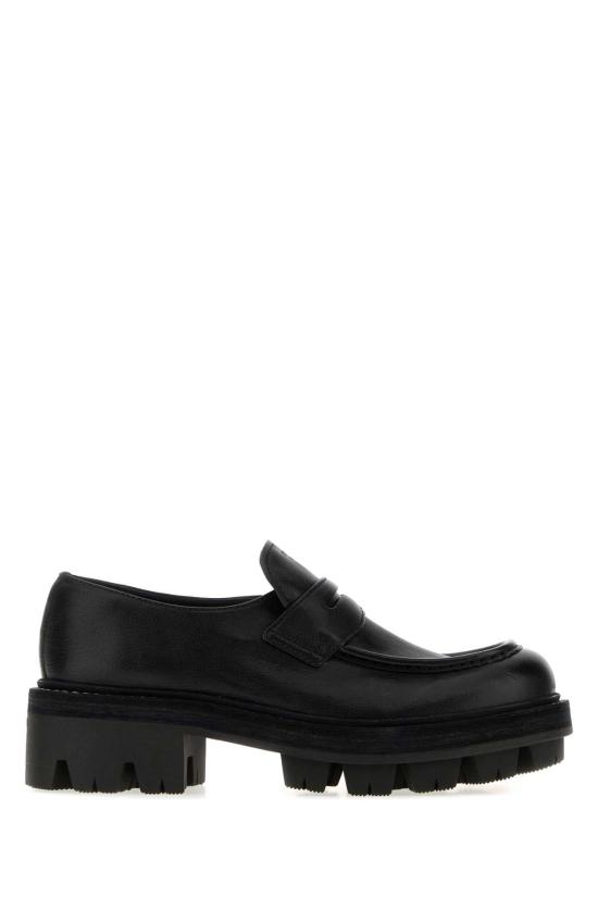 26FW 프라다 가죽 로퍼 1D696OF055Y9S F0002 BLACK