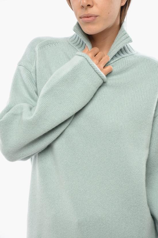  보테가베네타 터틀넥 805953V4O701801 Light blue - BOTTEGA VENETA