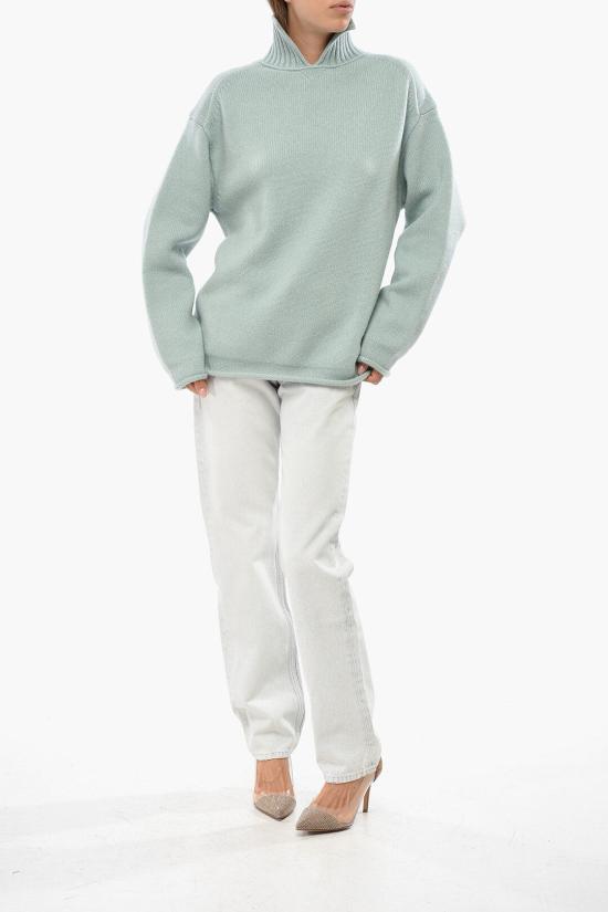  보테가베네타 터틀넥 805953V4O701801 Light blue - BOTTEGA VENETA
