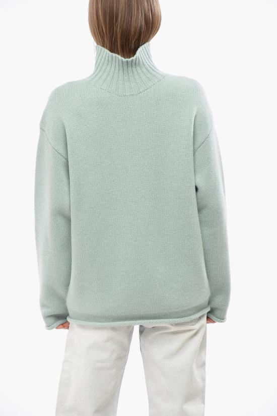  보테가베네타 터틀넥 805953V4O701801 Light blue - BOTTEGA VENETA