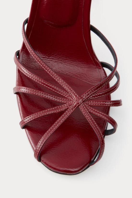  레이첼 코미 샌들 폭셀 힐 스칼렛 - RACHEL COMEY