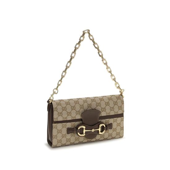 26FW 구찌 홀스빗 리스트레토 미디엄 숄더백 GUA006KQFAGGX9651BB BEIGE - GUCCI