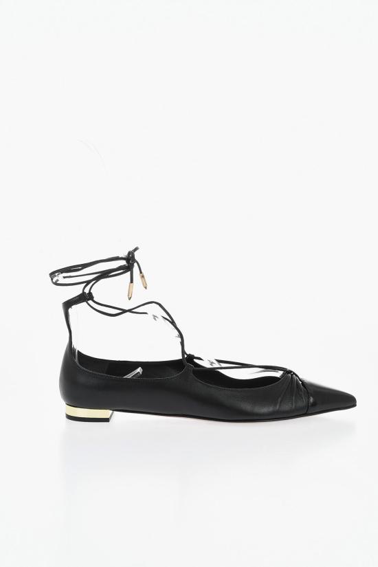  아쿠아주라 플랫 슈즈 GBIFLAA0NNG000 Black - AQUAZZURA