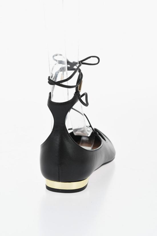  아쿠아주라 플랫 슈즈 GBIFLAA0NNG000 Black - AQUAZZURA