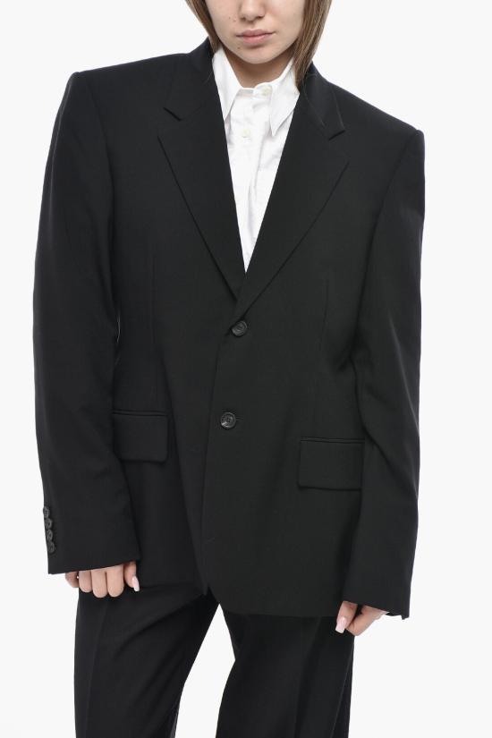  발렌시아가 수트 자켓 790919 TOT03 1000 Black