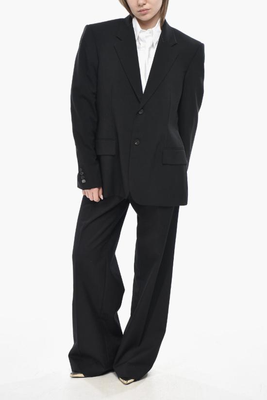  발렌시아가 수트 자켓 790919 TOT03 1000 Black - BALENCIAGA