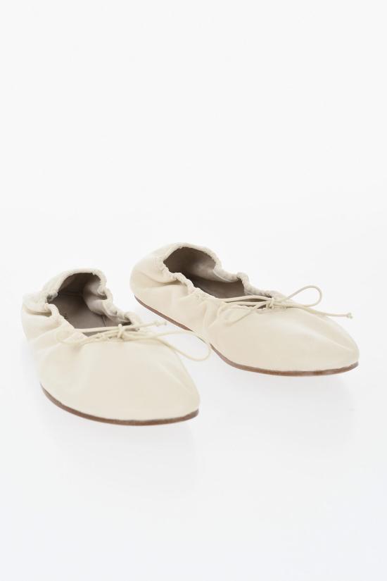  더로우 플랫 슈즈 F1637N66SAT Beige