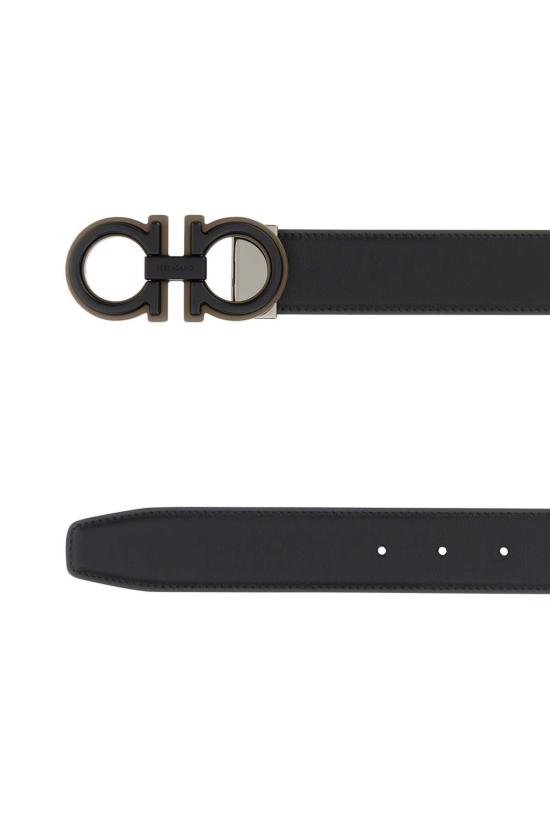 26FW 살바토레 페라가모 벨트 67A254797486 NEROSOYSEED BLACK - SALVATORE FERRAGAMO