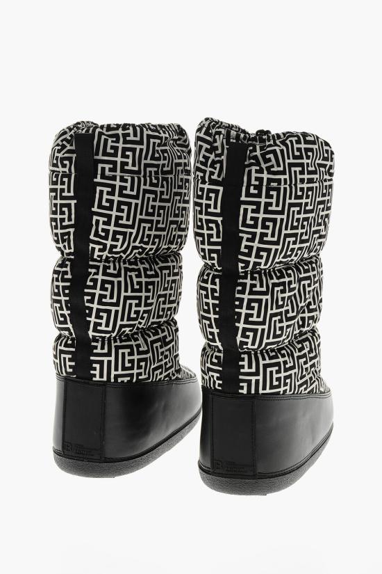  발망 부츠 WM4TA287TNML43GFE Black White - BALMAIN