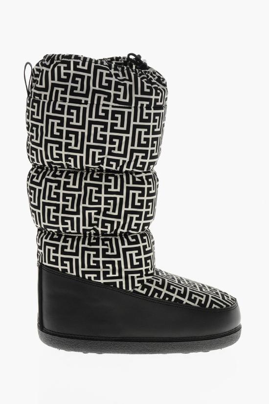  발망 부츠 WM4TA287TNML43GFE Black White - BALMAIN