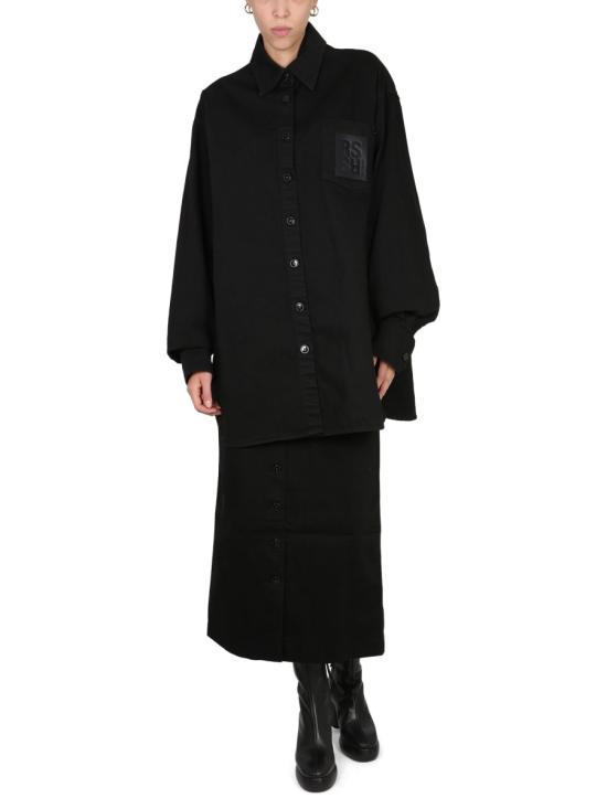  라프 시몬스 스커트 222 W404 100320099 BLACK