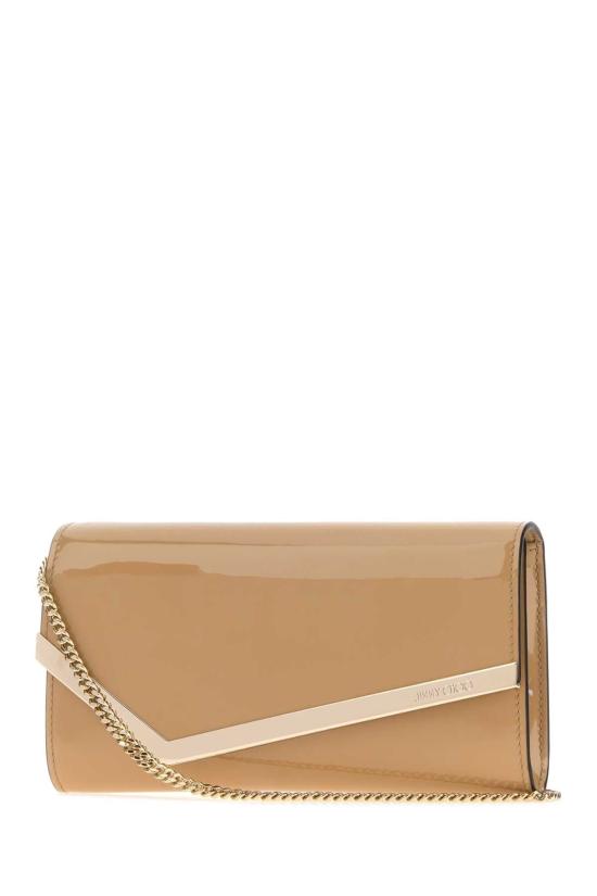 26FW 지미추 클러치/파우치 EMMIEPAT CHALIGGOL BEIGE - JIMMY CHOO