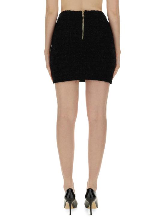  발망 스커트 DF1LB015KG43 0PA BLACK - BALMAIN