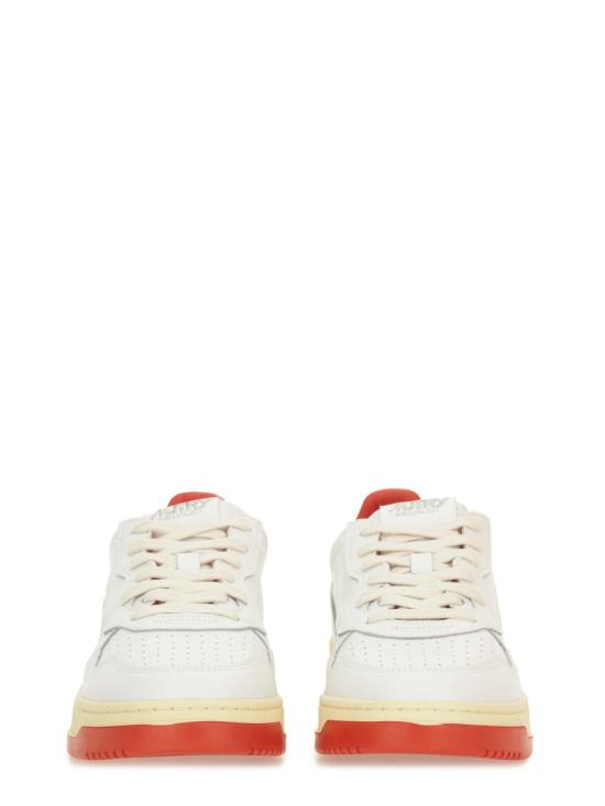 25FW 오트리 메달리스트 로우 레더 스니커즈 AULW MK02 WHITE - AUTRY