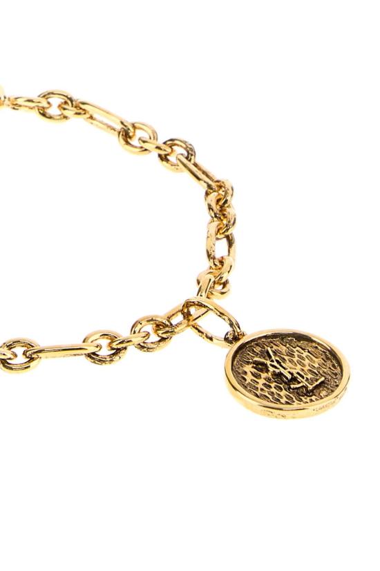 26FW 생로랑 카산드라 메달리온 팔찌 A00361Y1500 7006 GOLD - SAINT LAURENT