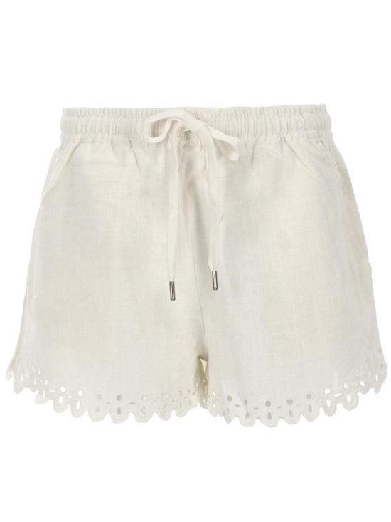 26SS 이자벨마랑에뚜왈 발림 코튼 쇼츠 SH0267FA D1J04E20WH WHITE