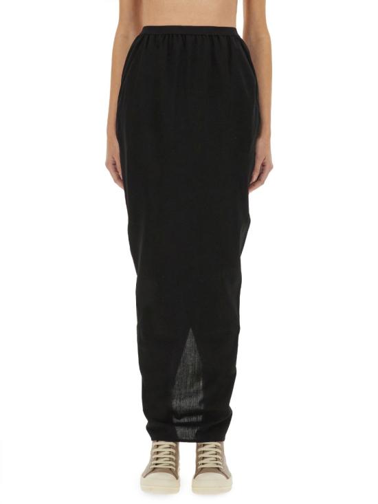  릭 오웬스 스커트 RP01E7331 WLP09 BLACK - RICK OWENS