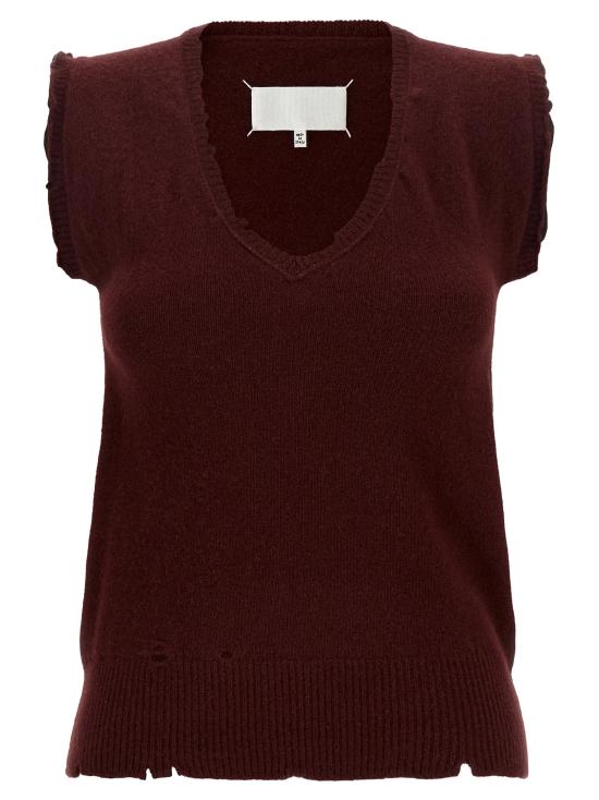 26FW 마르지엘라 민소매 티셔츠 MA341777BM BORDEAUX