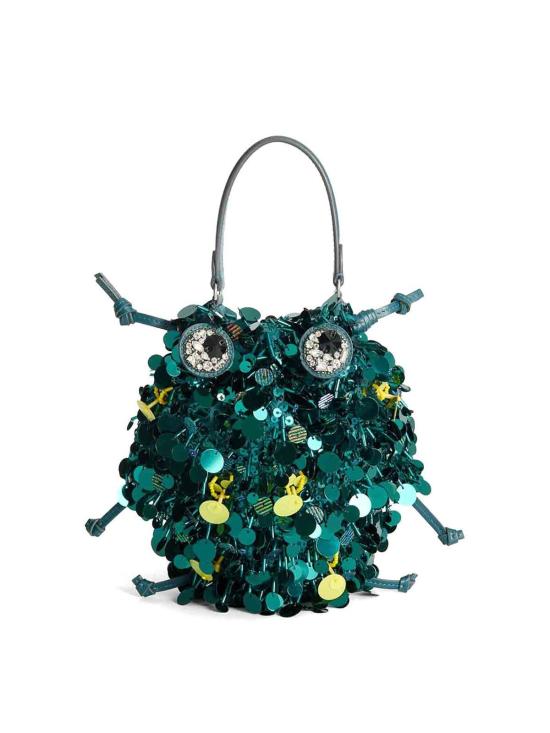 26SS 안야힌드마치 토트백 204453DARKTEAL GREEN