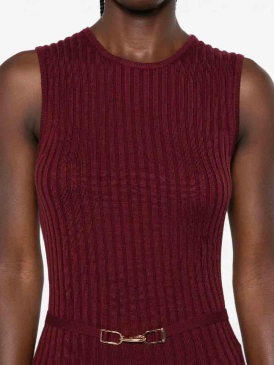 26FW 가브리엘라허스트 롱 원피스 4269600A004BDX Dark Red - GABRIELA HEARST