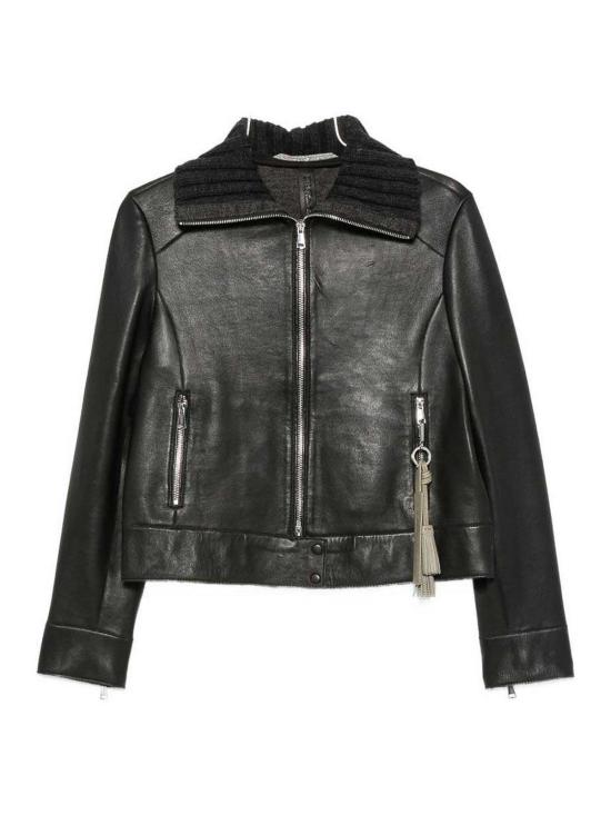 26FW 더 재키 레더스 가죽 자켓 TILDE20 BLACK