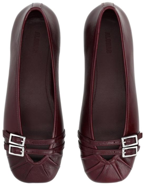 26SS 알로하스 플랫 슈즈 S101178 02 RIFTBURGUNDY BORDEAUX - ALOHAS