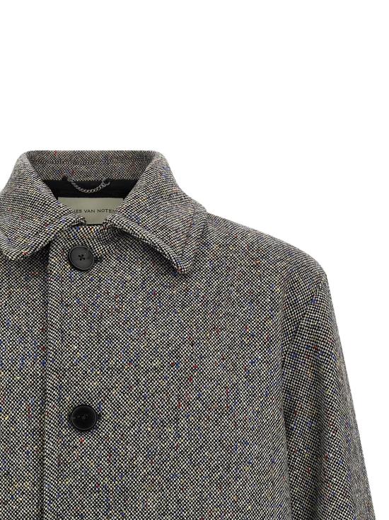 26FW 드리스 반 노튼 코트 DR342004BM GRAY - DRIES VAN NOTEN