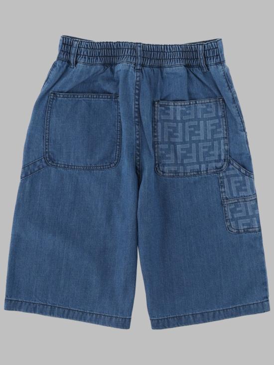 26SS 펜디 숏팬츠 JMF584K AVWIF0QG0 BLUE - FENDI