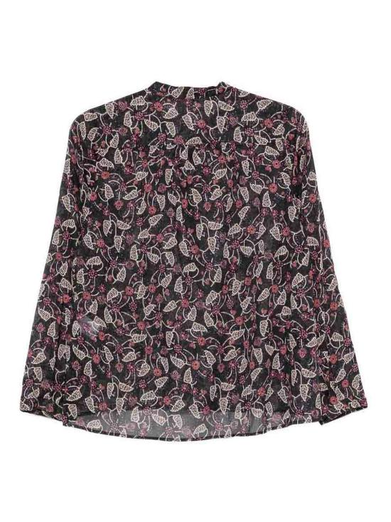 26FW 이자벨마랑에뚜왈 마리아 프린티드 코튼 보일 블라우스 HT0029FAD3J03EBKRY RED - ISABEL MARANT ETOILE
