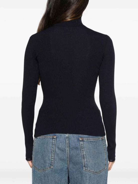 26FW 엘리자베타프랜치 터틀넥 MK22B66E2H88 BLUE - ELISABETTA FRANCHI