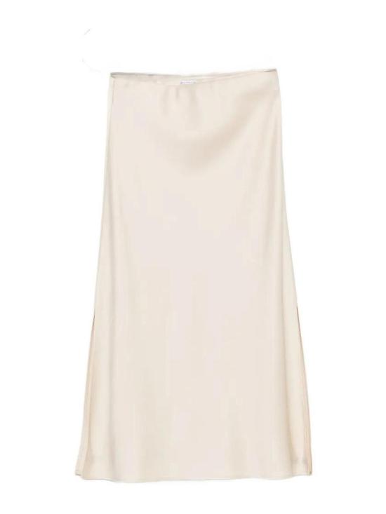 26FW 브루넬로 쿠치넬리 미디 스커트 M0H38G3414C9815 WHITE