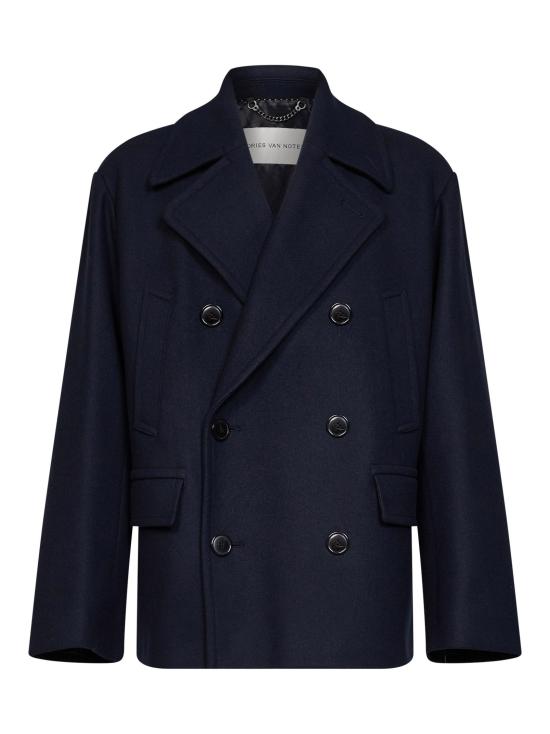 26FW 드리스 반 노튼 코트 0202184216509 NAVY