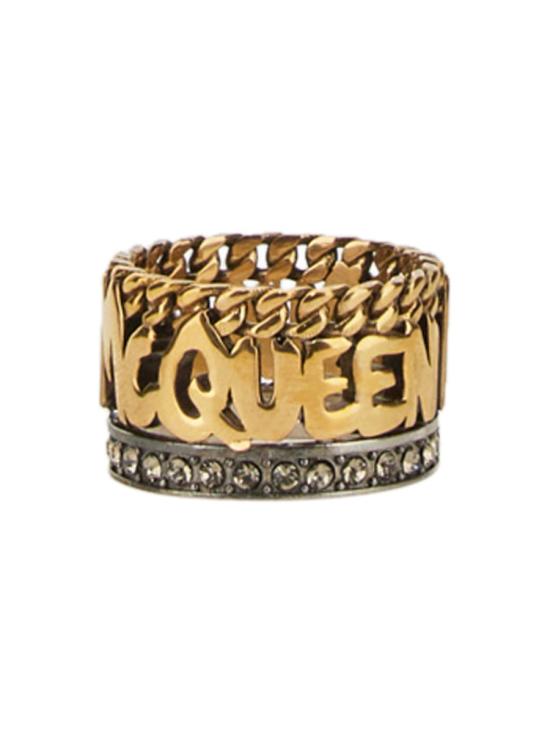  알렉산더 맥퀸 반지 734763 J160T7286 GOLD - ALEXANDER MCQUEEN