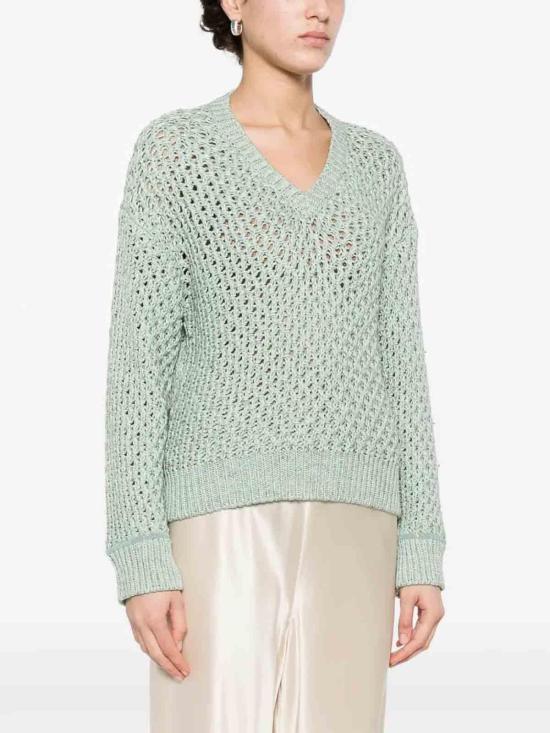 26SS 파비아나 필리피 탑 MAD266F113L7446172 Green - FABIANA FILIPPI