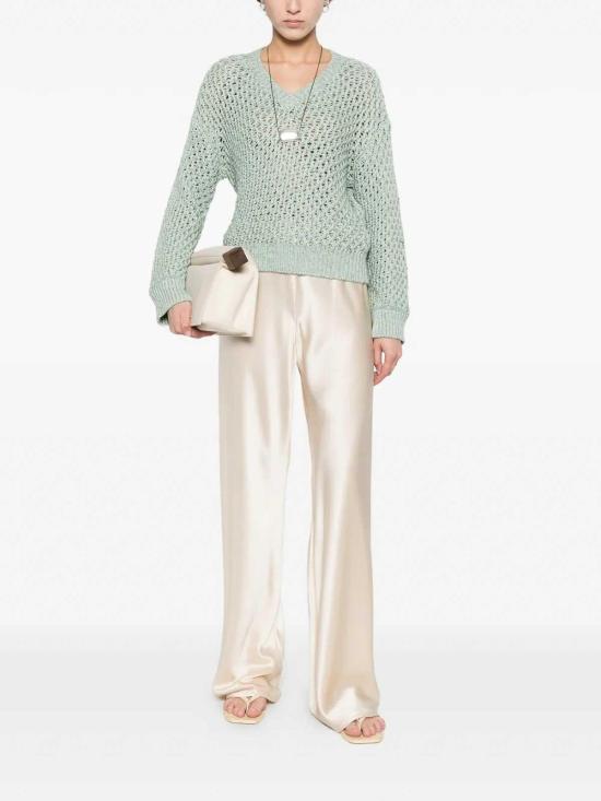 26SS 파비아나 필리피 탑 MAD266F113L7446172 Green - FABIANA FILIPPI