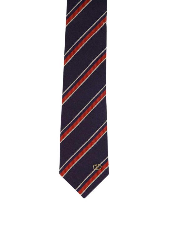26FW 발렌티노 가라바니 넥타이 9Y2EV195KBJ0HJ BLUE - VALENTINO GARAVANI
