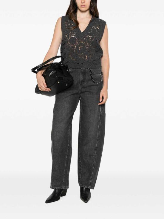 26FW 에르마노 피렌제 플레어 팬츠 D49EP017EI5MF09900099 BLACK - ERMANNO FIRENZE