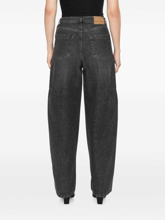 26FW 에르마노 피렌제 플레어 팬츠 D49EP017EI5MF09900099 BLACK - ERMANNO FIRENZE