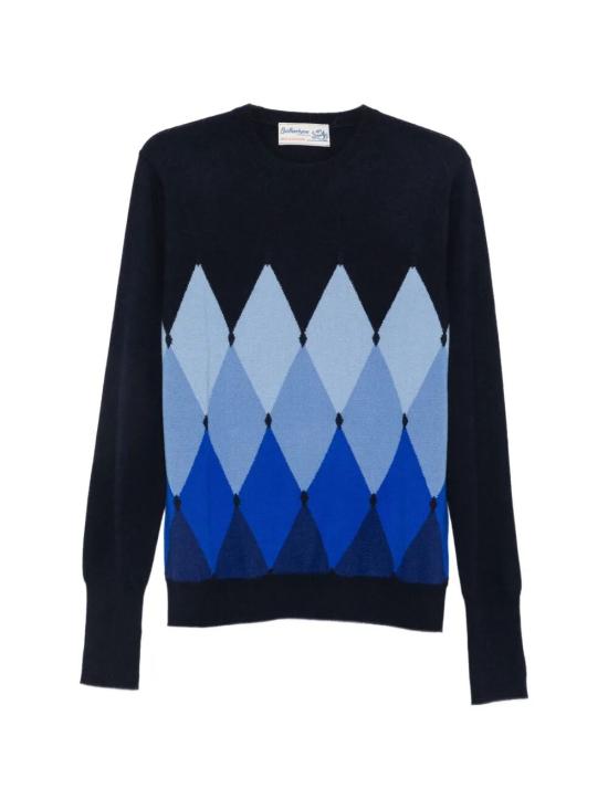 26FW 발렌타인 스웨터 B2P000 12KA8 93560 NAVY BLUE