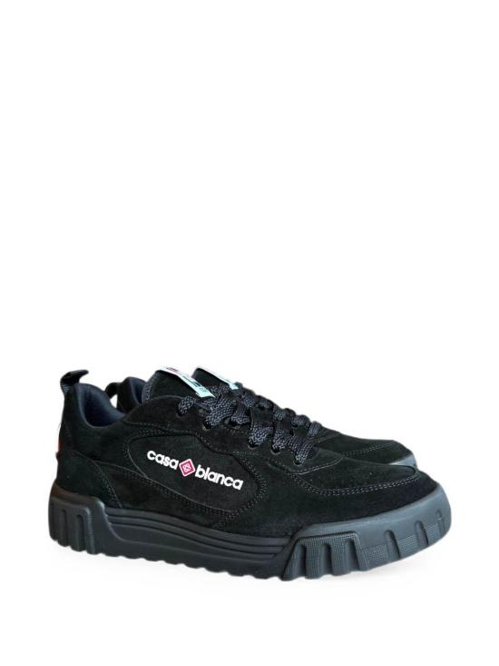 26FW 카사블랑카 스니커즈 APF26SNK01714M BLACK - CASABLANCA
