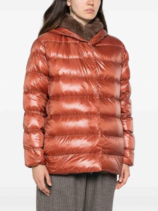 26FW 에르노 밍크 퍼 이펙트 파카 재킷 PI002312D12017Z5875 RED - HERNO