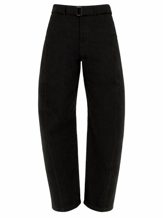 26FW 르메르 트위스트 벨티드 팬츠 PA326 LD1055BK999 BLACK